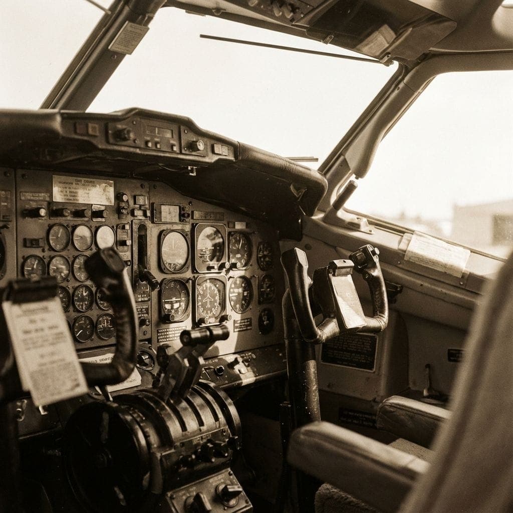 Aviation Cockpit - Precision and Control