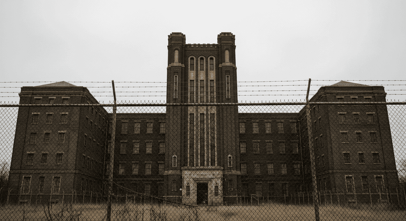 Institutional building exterior