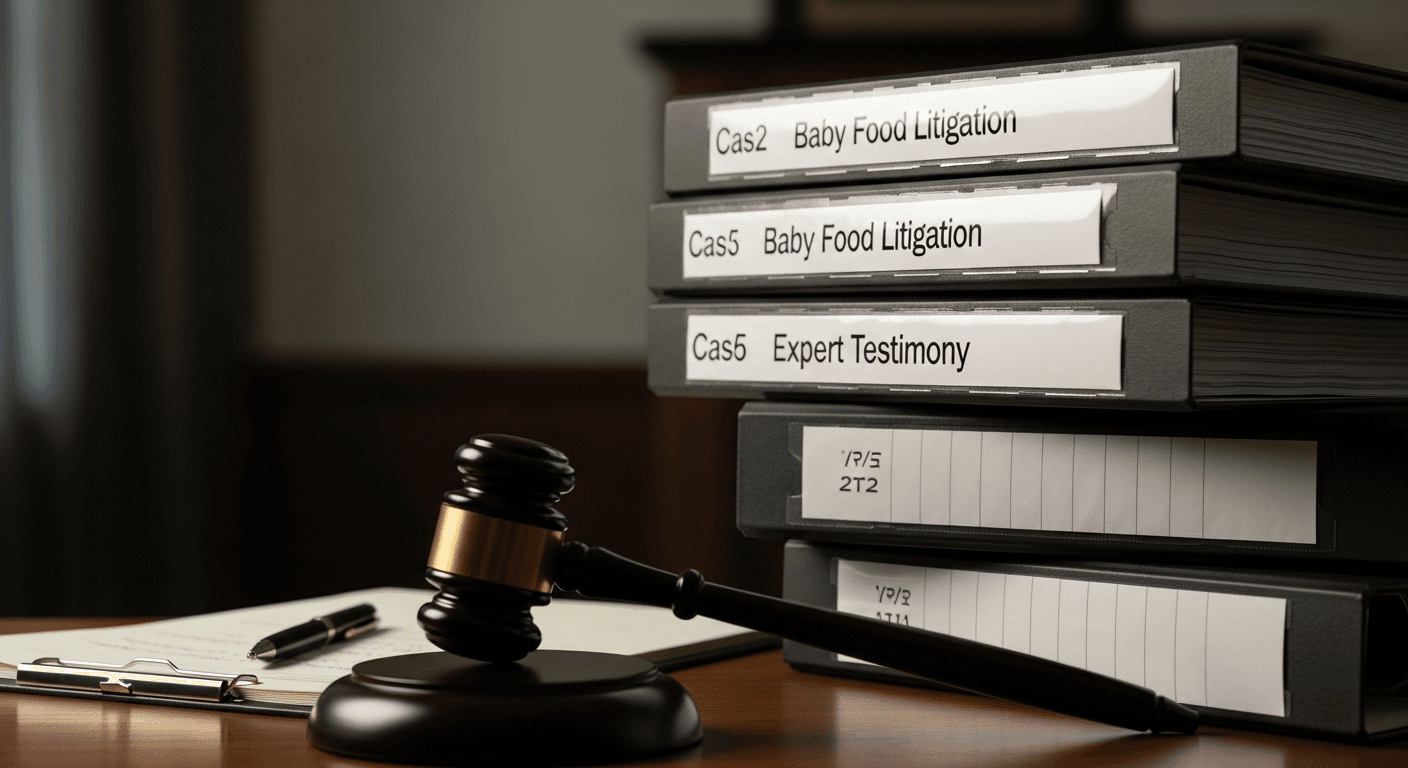 272 Baby Food Cases Hit Critical Daubert Phase: Expert Testimony at Risk